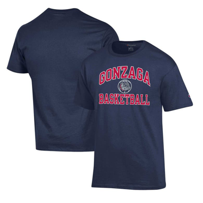 Champion Navy Gonzaga Bulldogs Basketball Icon T-shirt