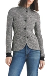 Rag & Bone Slade Italian Tweed Blazer In Black Multi