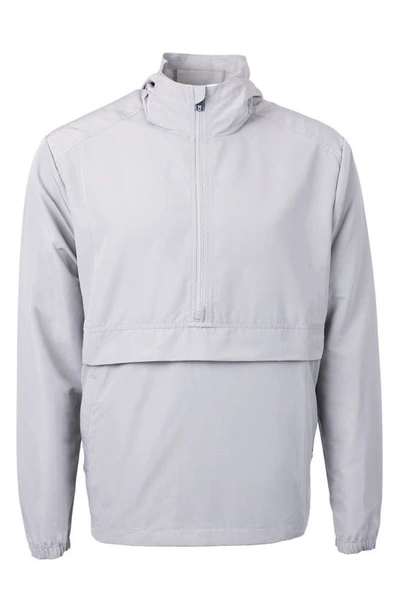 Cutter & Buck Cutter Buck Charter Eco Knit Recycled Mens Anorak Jacket In Polished