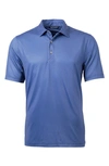 Cutter & Buck Geo Pattern Performance Polo In Navy Blue