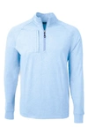 Cutter & Buck Quarter Zip Pullover In Atlas Heather