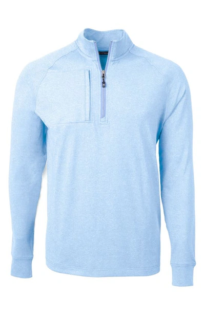 Cutter & Buck Quarter Zip Pullover In Atlas Heather