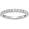 Vir Jewels 1/2 Cttw Diamond Wedding Band For Women, Certified Si2-i1 Diamond Wedding Band In 14k White Gold 13 In Silver