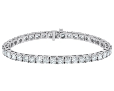Diana M. Fine Jewelry 14k 10.50 Ct. Tw. Diamond Tennis Bracelet In White