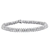 Diana M. 5.00 Carat Diamond Tennis Bracelet In White