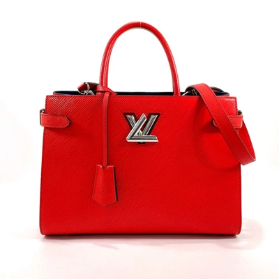Pre-owned Louis Vuitton Leather Tote Bag () In Red