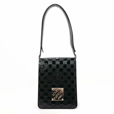 Pre-owned Louis Vuitton Club Patent Leather Shopper Bag () In Black