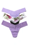 HANKY PANKY ASSORTED 3-PACK ORIGINAL RISE THONGS