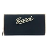 GUCCI GUCCI NAVY CANVAS WALLET  (PRE-OWNED)