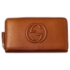 GUCCI GUCCI SOHO ORANGE LEATHER WALLET  (PRE-OWNED)