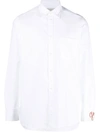 Golden Goose Button-up Oxford Shirt In Off White