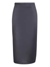Maison Margiela Sheer A-line Midi Skirt In Black