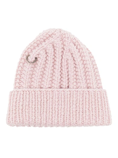 Werkstatt:münchen Werkstatt Munchen Cap Sailor Ring Unite Beanie M8060 In Rose