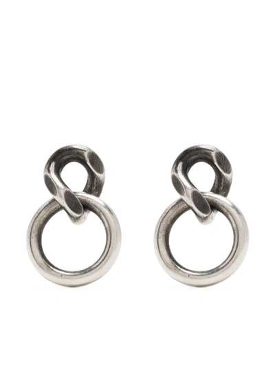 Werkstatt:münchen Werkstatt Munchen Earrings Filed Link M4545 In Silver