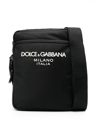 Dolce & Gabbana Bag With Logo In Black