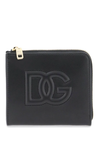 Dolce & Gabbana Dg Logo Wallet In Nero (black)