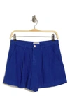 L AGENCE ZAHARI LINEN SHORTS