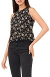 VINCE CAMUTO FLORAL PRINT SLEEVELESS TOP