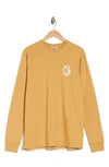 Billionaire Boys Club Helmet Long Sleeve Graphic T-shirt In Curry