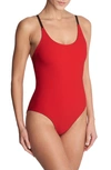 NATORI RIVIERA REVERSIBLE ONE-PIECE SWIMSUIT