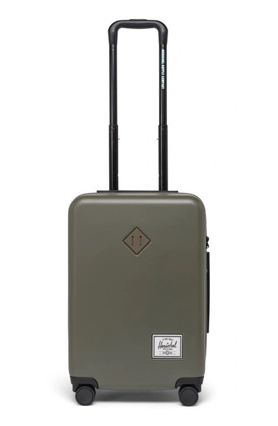 Herschel Supply Co Men's Travel Herschel Heritage Large Hardside Spinner Suitcase In Ivy Green