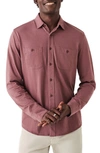 FAHERTY KNIT SEASONS ORGANIC COTTON BUTTON-UP SHIRT