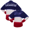 Spirit Jersey Fanatics Branded Navy/red Washington Capitals Ombre Long Sleeve T-shirt In Navy