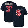 OUTERSTUFF YOUTH PHILIPP GRUBAUER DEEP SEA BLUE SEATTLE KRAKEN 2024 NHL WINTER CLASSIC NAME & NUMBER T-SHIRT