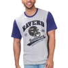 G-III SPORTS BY CARL BANKS G-III SPORTS BY CARL BANKS HEATHER GRAY BALTIMORE RAVENS BLACK LABEL T-SHIRT
