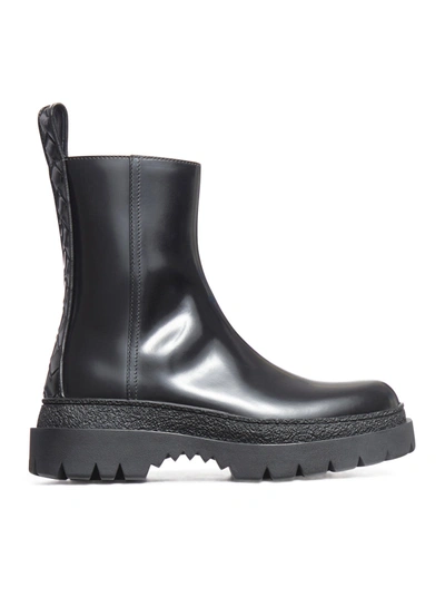 Bottega Veneta Men Highway Boot Calfskin In Black