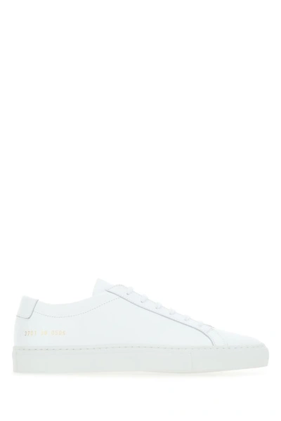 COMMON PROJECTS COMMON PROJECTS WOMAN WHITE LEATHER ORIGINAL ACHILLES SNEAKERS