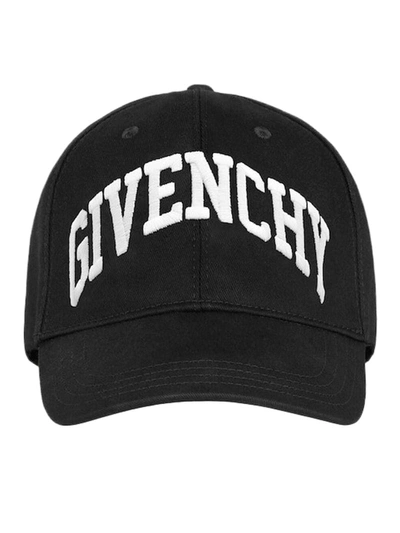 Givenchy Men Beanie With  College Embroidery In Black