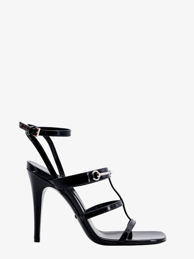 Gucci Regent Strap Detailed Sandals In Black