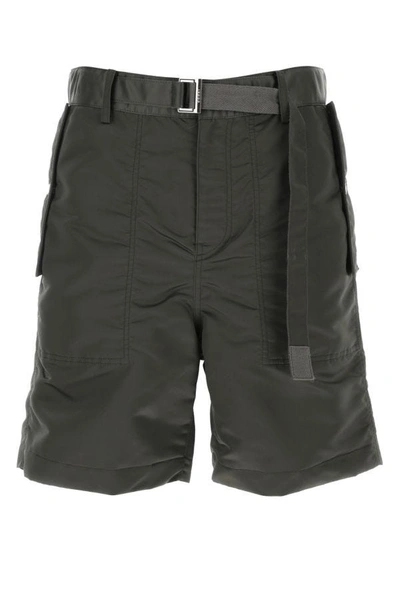 Sacai Shorts In Grey