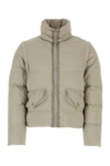 Ten C Detachable Sleeve Nylon Down Jacket In Gray