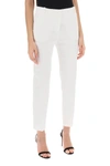 Pinko Bello Straight-leg Trousers In White