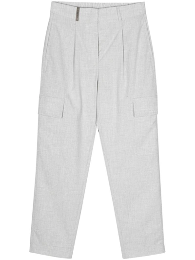 Peserico Trousers In Grey