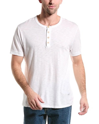 Kinetix Henley T-shirt In White