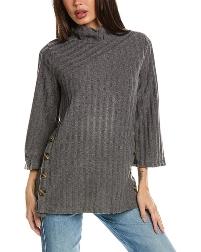 Rain Tunic Sweater In Grey