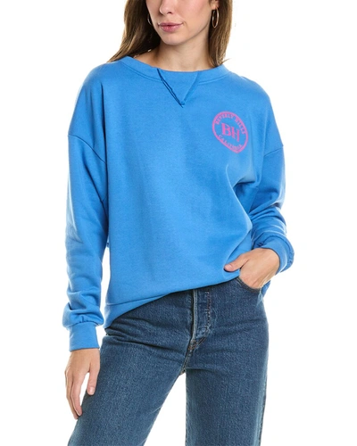 Vintage Havana Colorblocked Beverly Hills Sweatshirt In Blue
