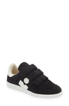 Isabel Marant Beth Mixed Leather Triple-grip Sneakers In Ecru