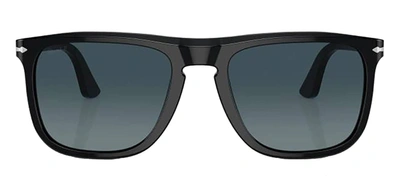 Persol Po3336s 95/s3 Flattop Polarized Sunglasses In Blue