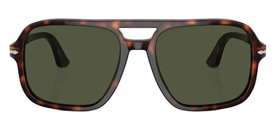 Persol Po3328s 24/31 Navigator Sunglasses In Green