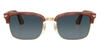 PERSOL PO3327S 96/S3 CLUBMASTER POLARIZED SUNGLASSES