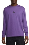Nike Men's  Acg "lungs" Long-sleeve T-shirt In Purple