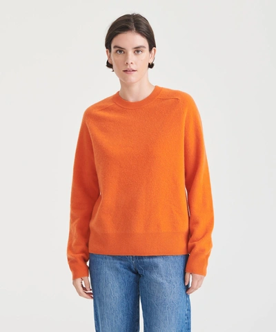 Naadam Unisex Softwool Crewneck Sweater In Flame