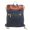 DIOR DIOR NAVY LEATHER BACKPACK BAG (PRE-OWNED)