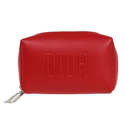 Dior Red Synthetic Clutch Bag ()