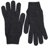 DOLCE & GABBANA DOLCE & GABBANA ELEGANT VIRGIN WOOL WINTER GLOVES IN MEN'S GRAY