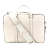 GUCCI GUCCI GG JUMBO WHITE LEATHER TRAVEL BAG (PRE-OWNED)